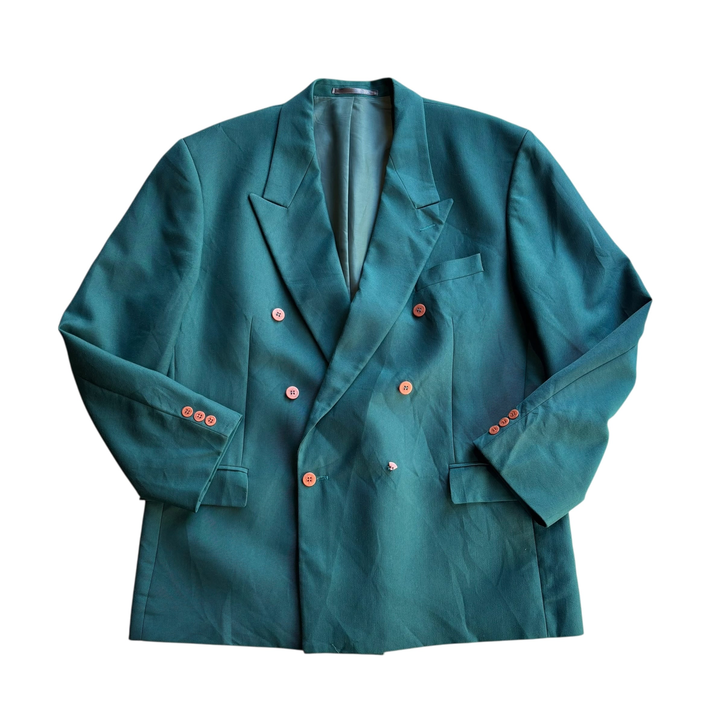 【古着】unknown Tailored Jacket (Emerald Green)