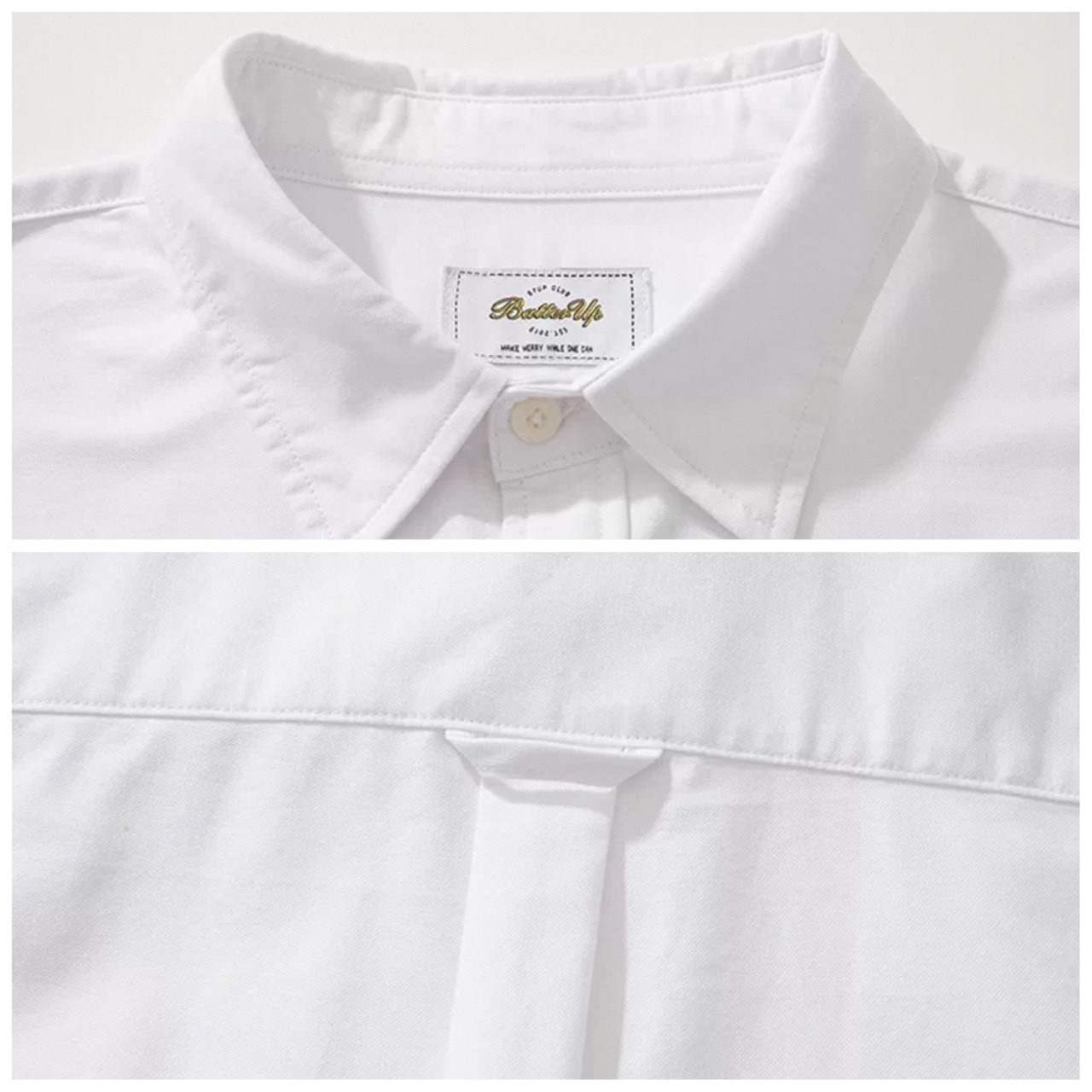 Patch detail button-up shirt 1319 - 19