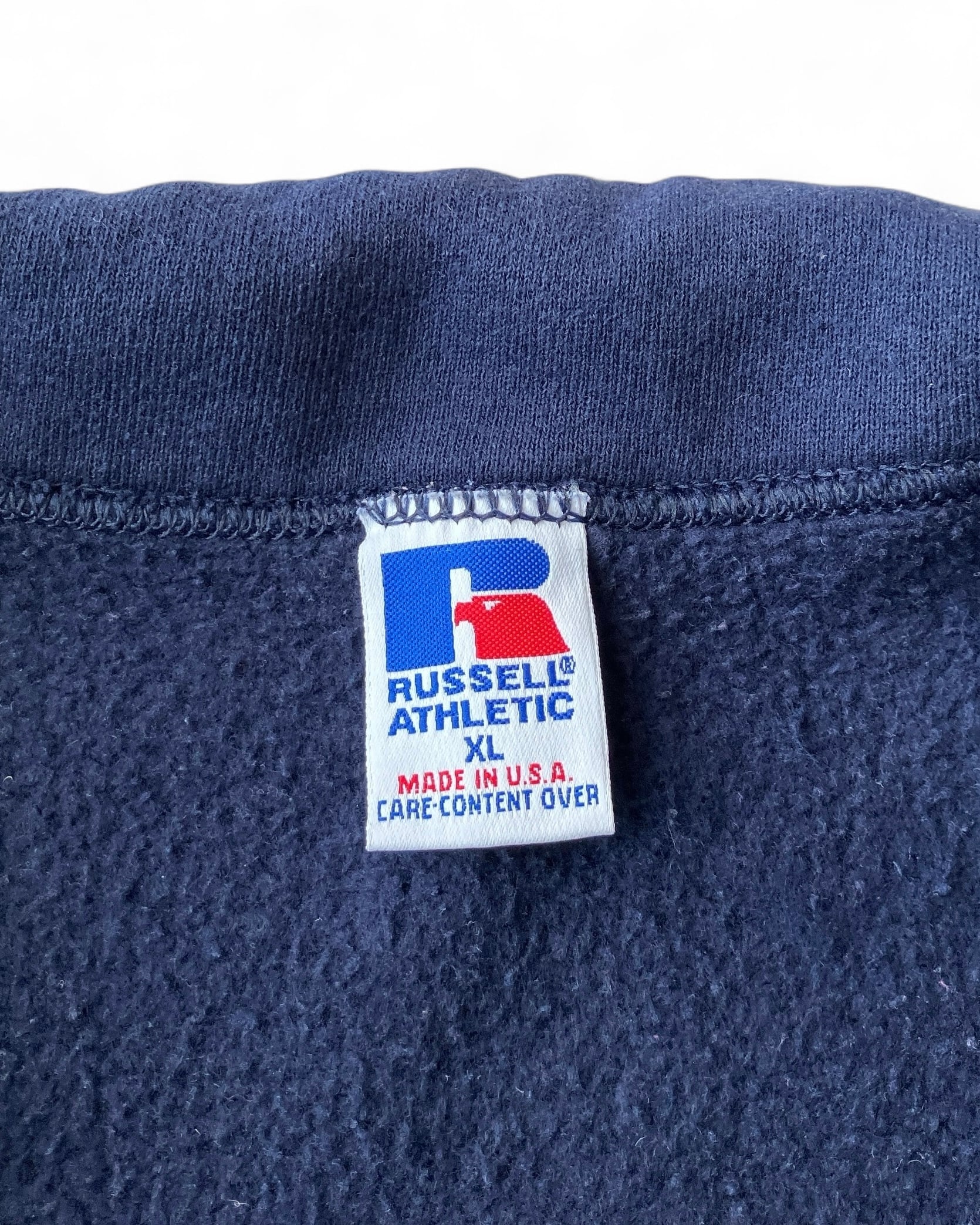 90s Russell Athletic Halfzip Sweatshirt made in USA / ラッセル