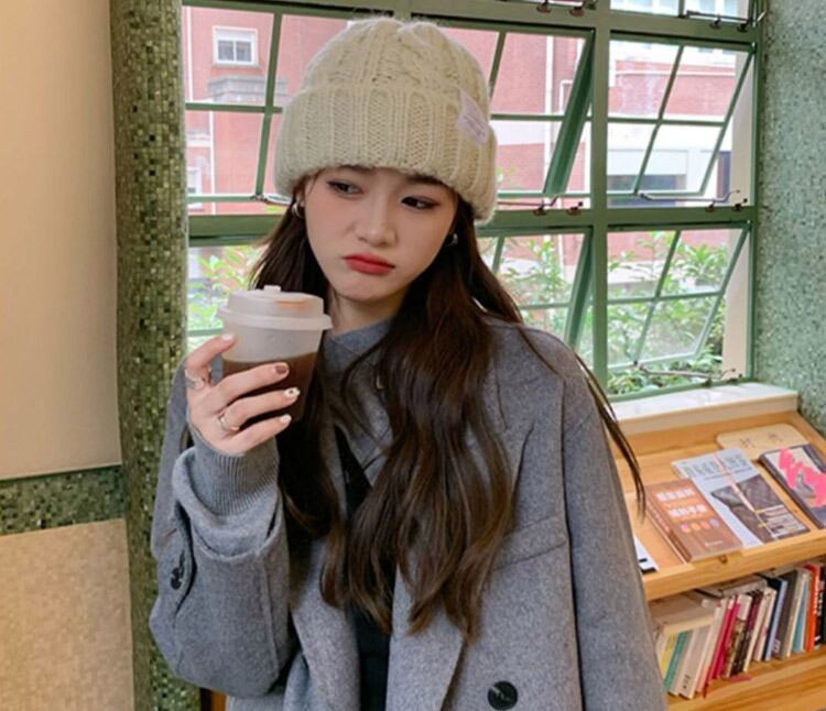 メール便】ケーブル編みニットキャップ／hat297 | DAY CLOSET