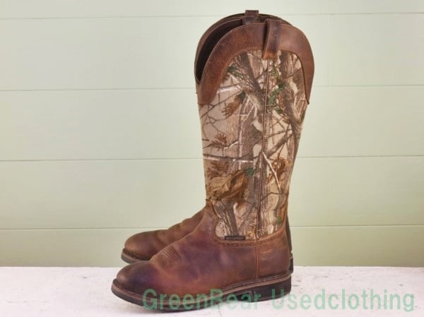 Vintage Ashen Flame Zip-up Heel Boot ブーツ | Pay ID