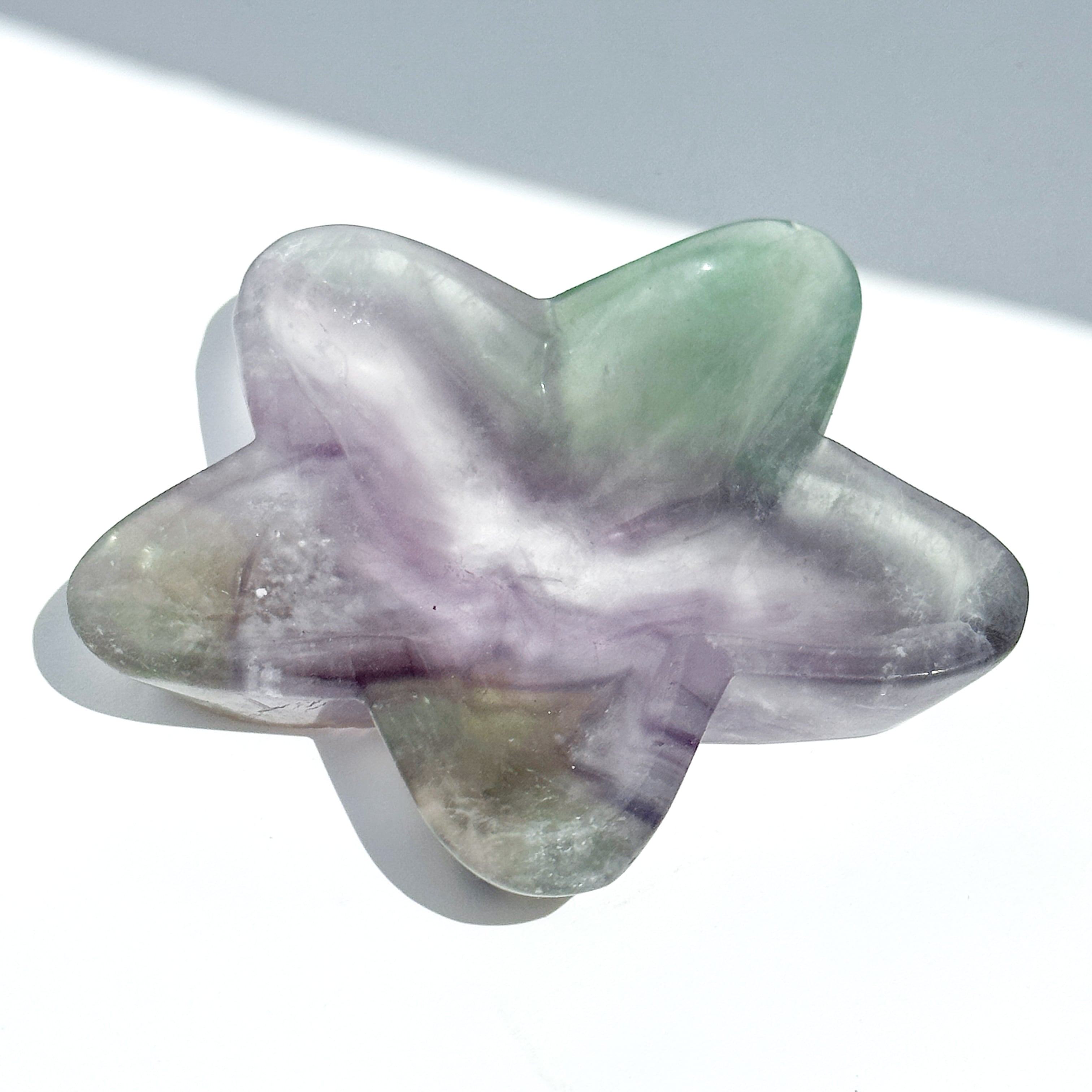 レインボーフローライト星型のうつわ13◇ RainbowFluorite ◇天然石・鉱物・パワーストーン・インテリア