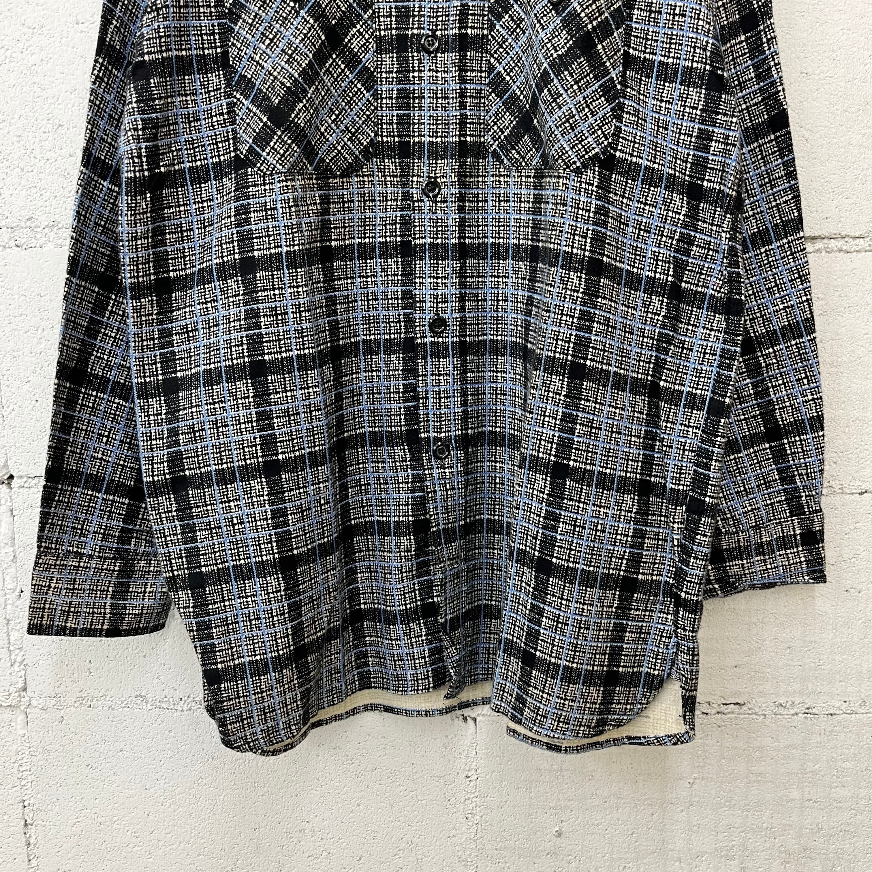 60s Winter King Print Flannel Shirt 60年代 ウィンターキング