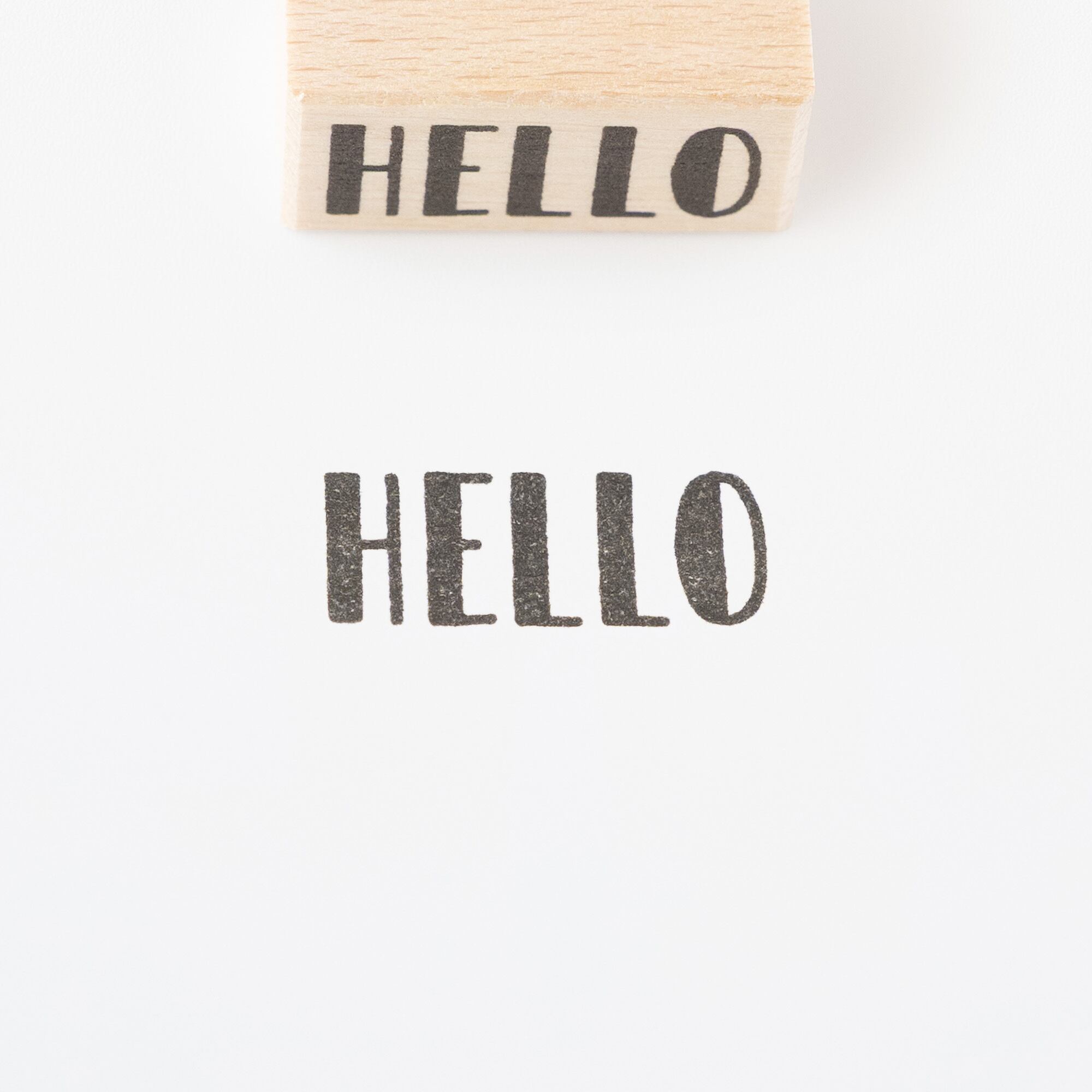 【大きな文字】HELLO_こんにちは | はんこ