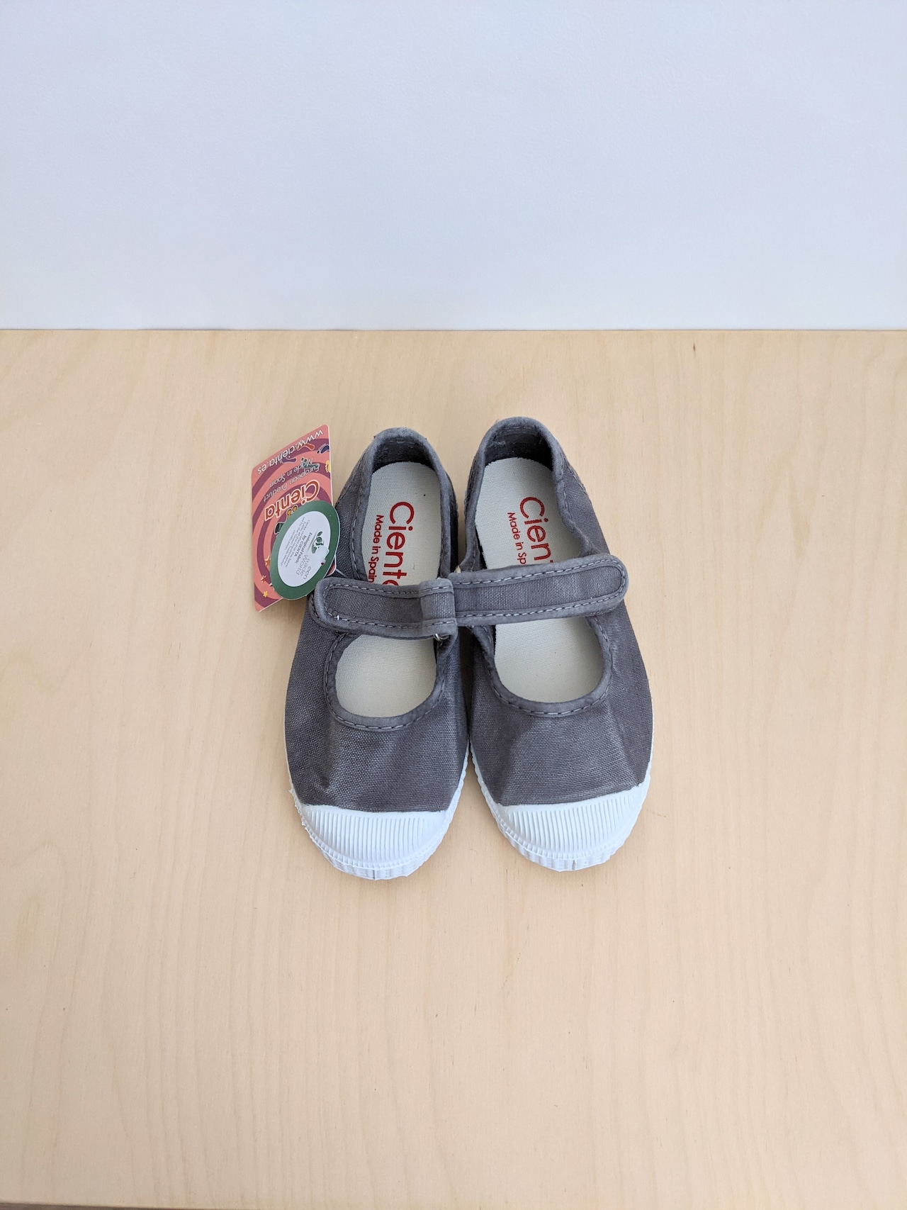 One Strap Deck Shoes (むら染めGris)  / Cienta