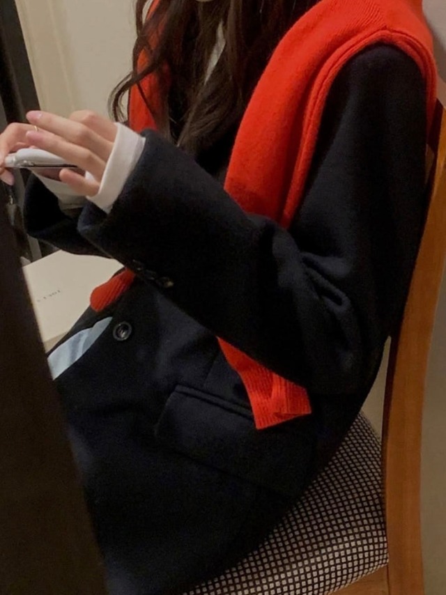 (予約) miel / Single wool coat 3color