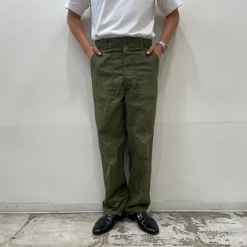 US.ARMY used cotton polyester baker pants W34×L29 Y1