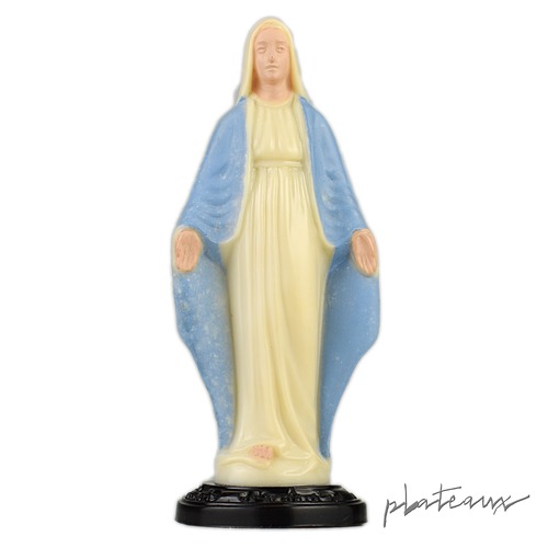 聖母マリア 水色のガウン プラスチックフィギュア 
