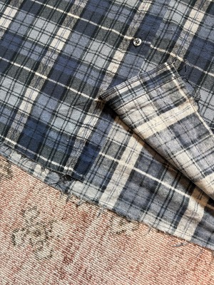 80〜90s / HABAND / print flannel check shirts