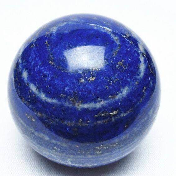 ラピスラズリ 丸玉 60mm スフィア 置物 一点物 151-10146