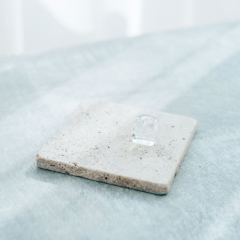 ガラスのお香立て アイス・天然石セット | ハリオサイエンス公式通販