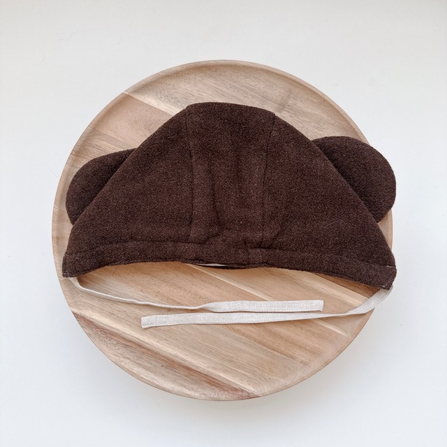 PUPPY CHOCOLATE ｜タイプ：Bonnet / ツバ：No brim / 耳：Leopard