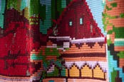 Oltenian landscape wool rug 220×120