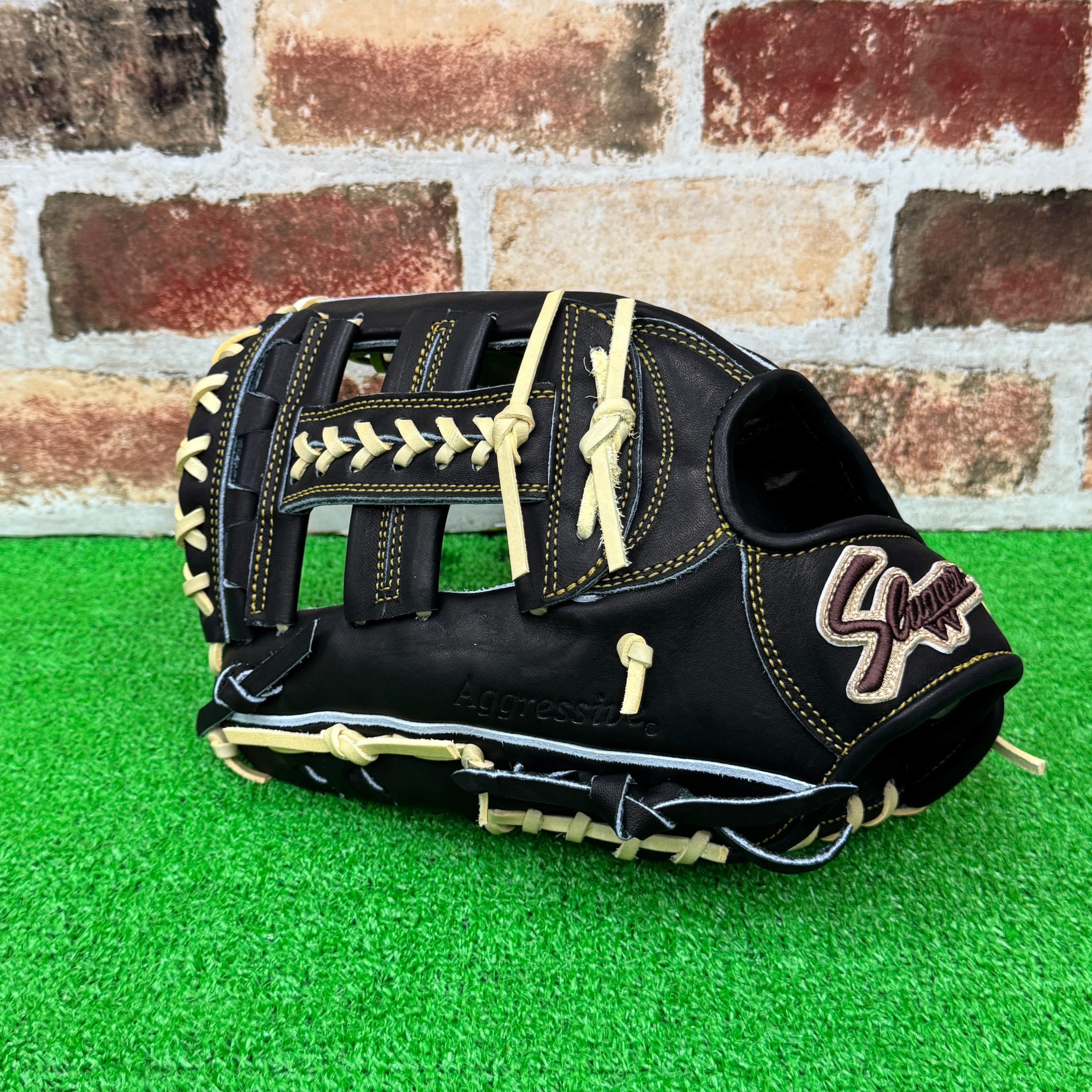 NEW】久保田スラッガー 硬式グラブ KSG-H23 ブラック 高校野球対応
