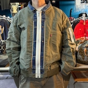 【sacai / Levi's】サカイ リーバイス デニム × ナイロンツイル MA-1 ジャケット リバーシブル