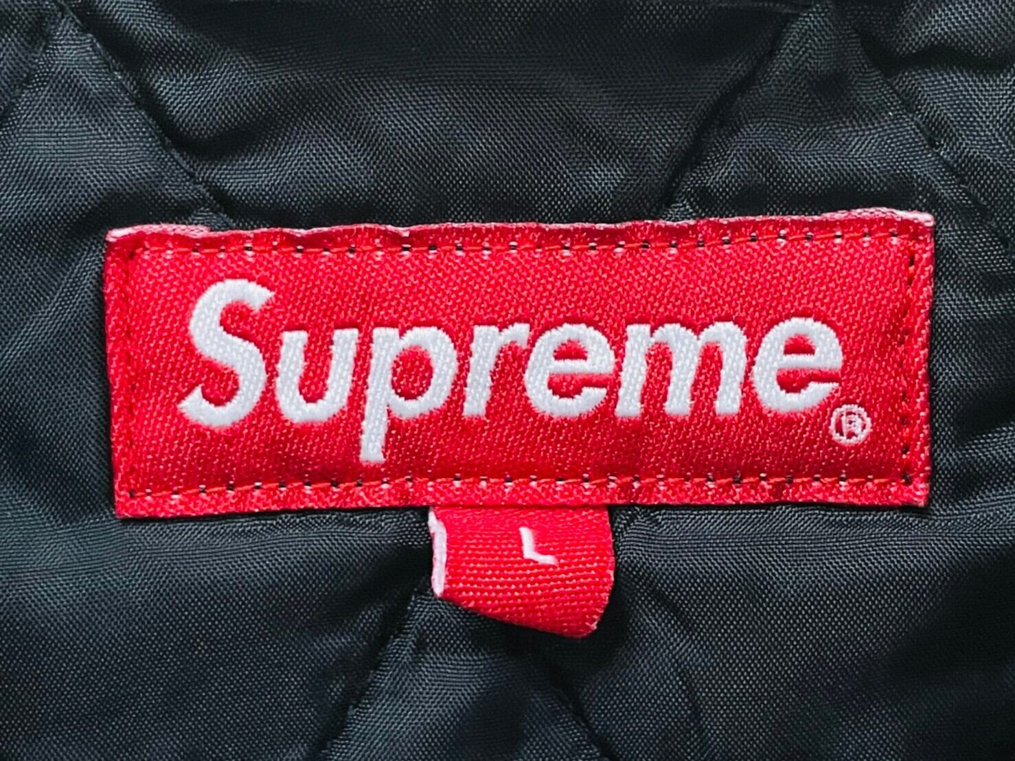 supreme Chains Quiltded Jackdet ブラック L（Buy Supreme Chains 