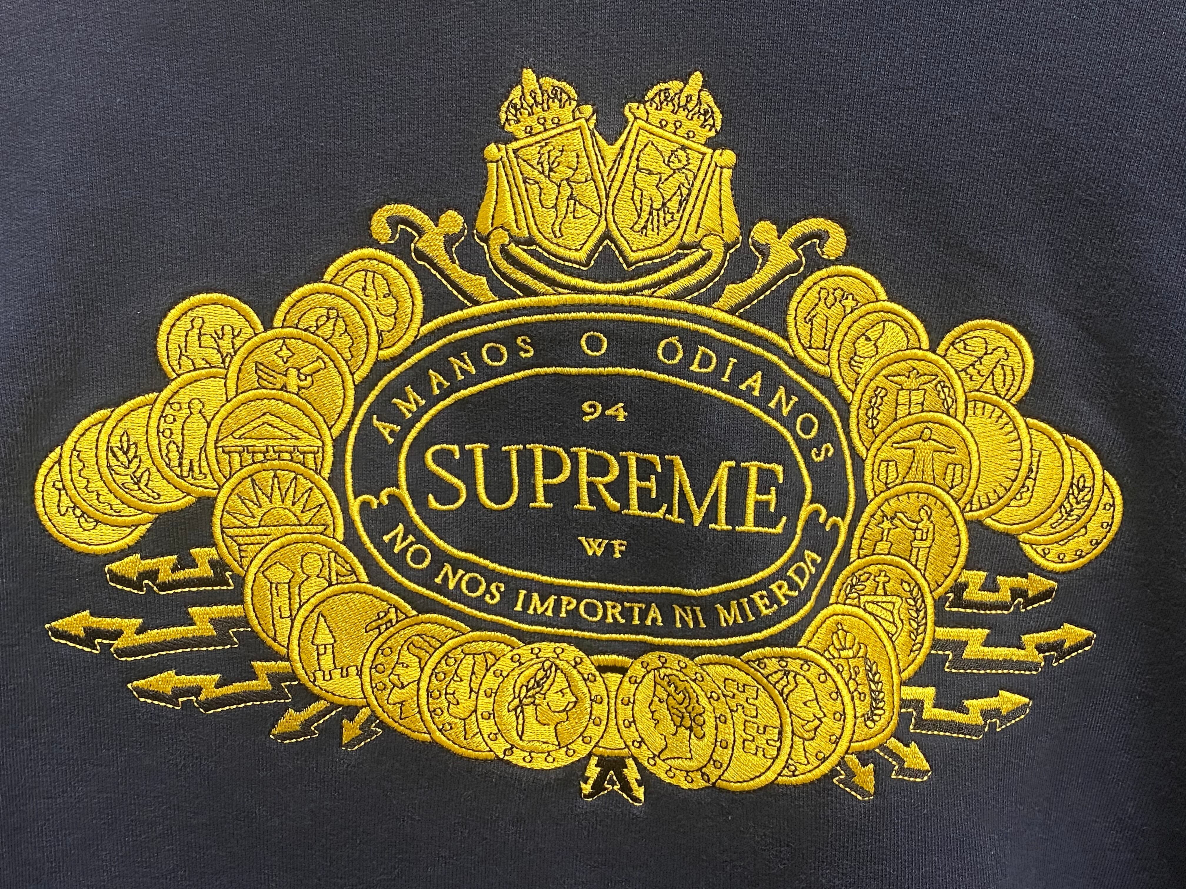 Supreme AMANOS O ODIANOS HOODIE MEDIUM NAVY 60KC4110 | BRAND BUYERS OSAKA