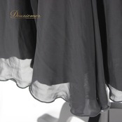 社交ダンス 衣装 スタンダード スカート レッスンウェア 女性用 レディース オールシーズン 黒 U:NA ユーナ 無地 ブラック系 シンプル 練習着 ポリエステル素材 ファスナー仕様 若干伸縮性 有り 総丈68cm ウエスト30cm ブラック スカート