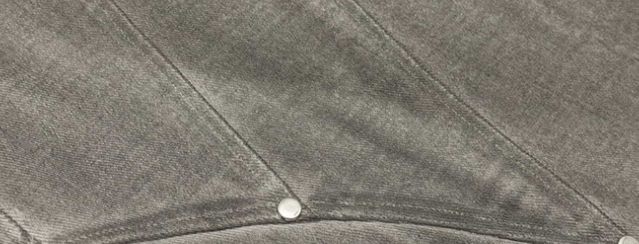 FRKM SCD 24AW ウォッシュ加工ワイドデニムリベットパンツ