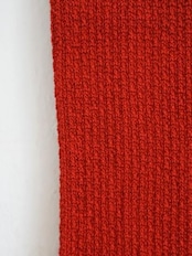 homspun（ホームスパン）コットンウールかのこ編みハイソックス
