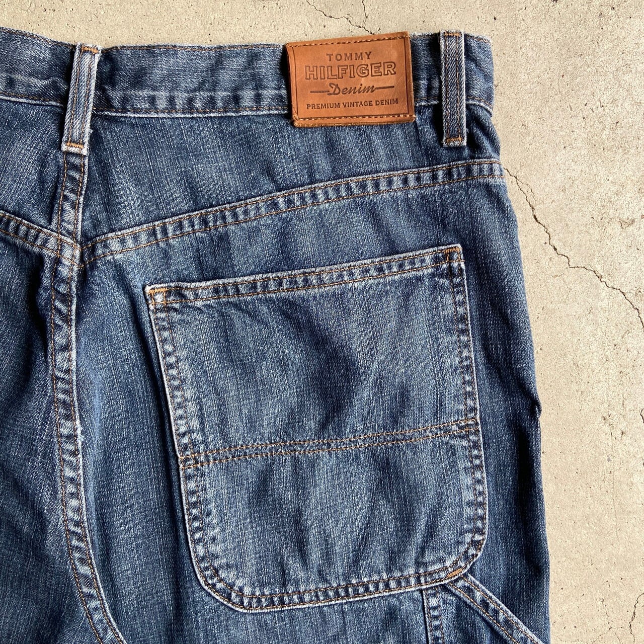 TOMMY HILFIGER トミーヒルフィガー ワイド ペインター デニム