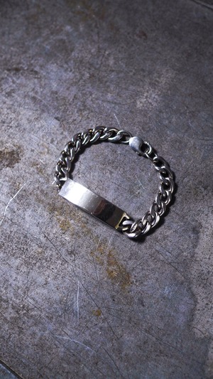 【VINTAGE】TIFFANY&Co. ティファニー ID ブレスレット 《シルバー925 喜平チェーン ヴィンテージ オールド メンズ》
