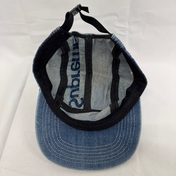 Supreme/シュプリーム【19AW】Top Logo Denim Camp Cap/トップロゴ