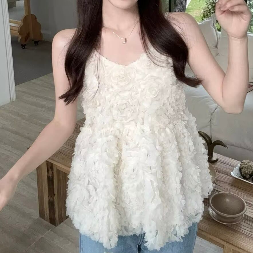 ロマンチックフラワーキャミソール