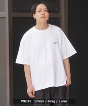＼SALE／◆胸ワンポイント刺繍 ルーズTシャツ◆lf-23005cb