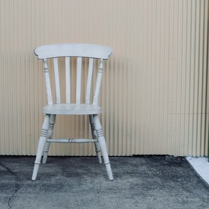 White Paint Dining Chair