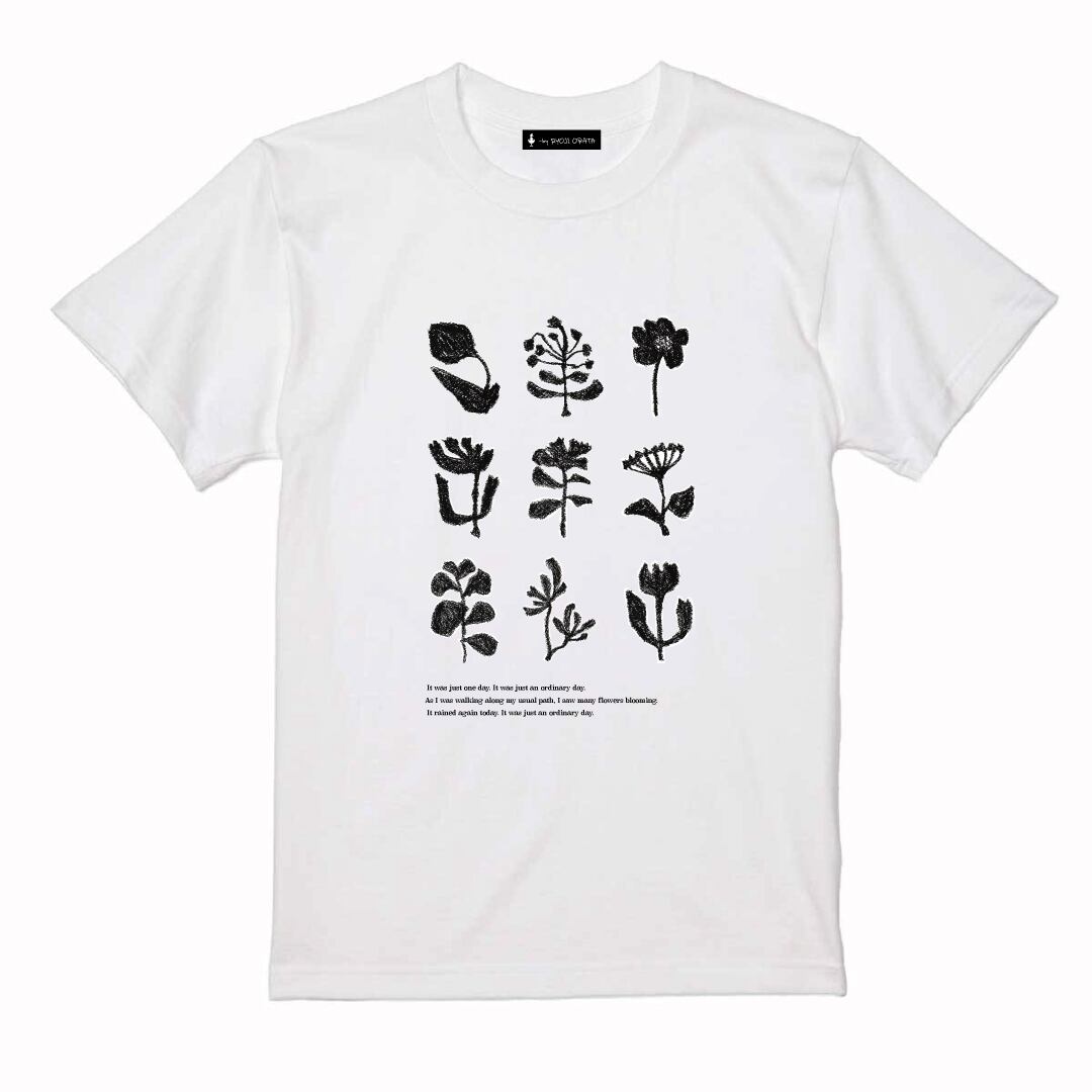 flower Tシャツ "little lives"