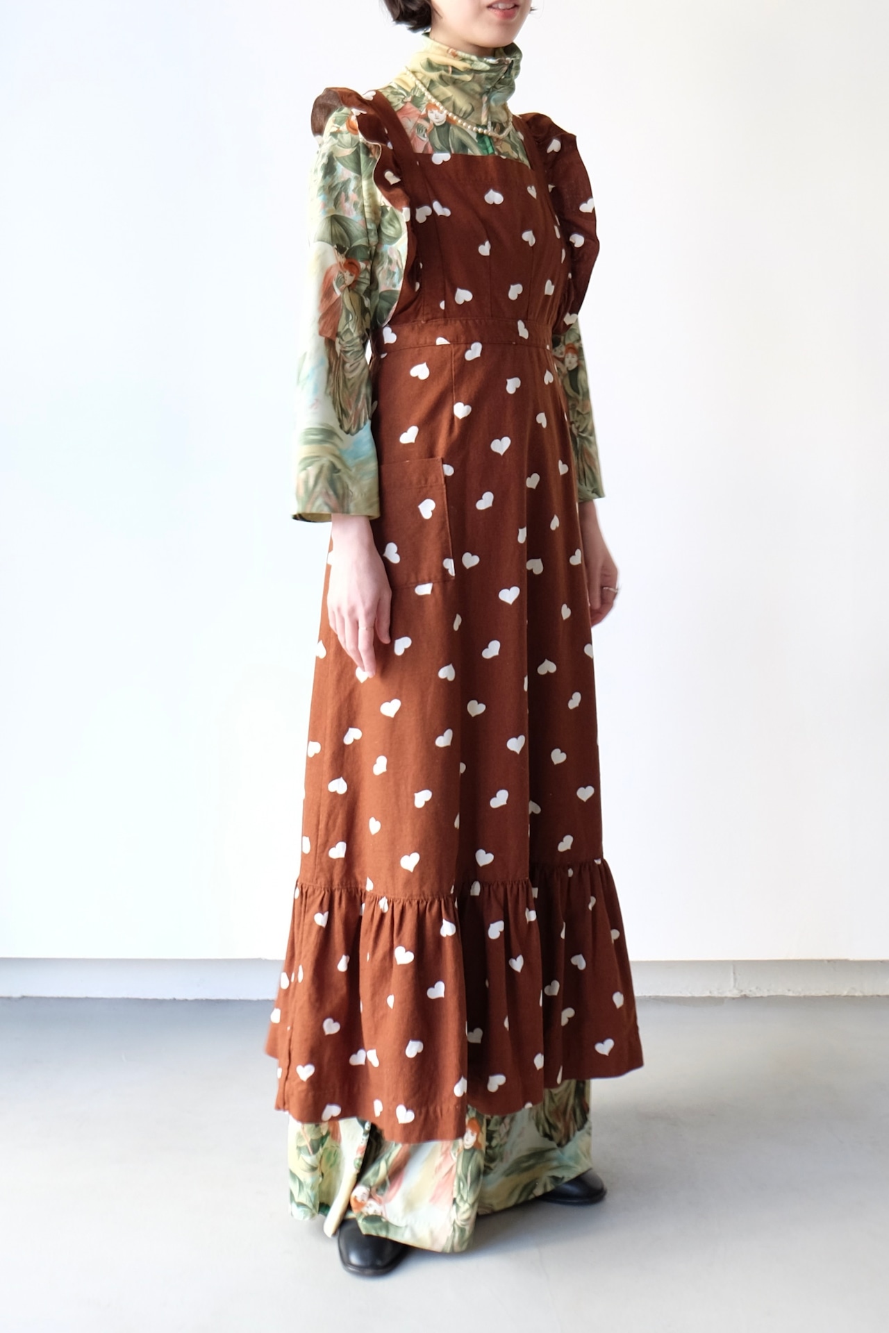 Hearts apron dress