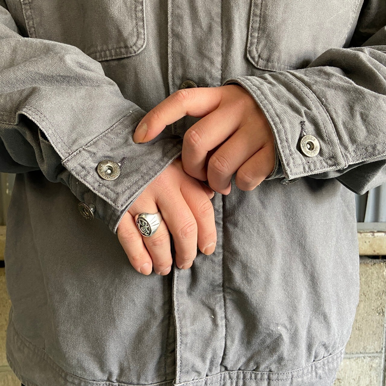 WOOLRICH ウールリッチ ダック地 ボアライナー ワークジャケット 