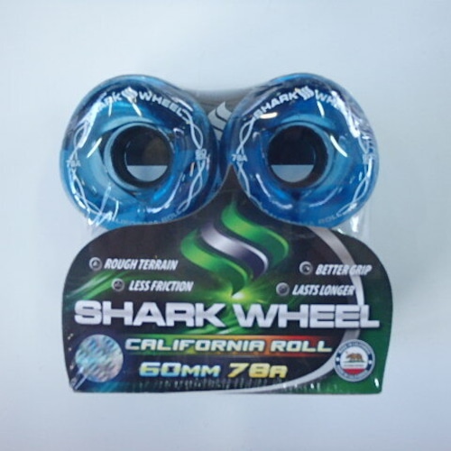 SHARK WHEEL：CALIFORNIA ROLL TRANS BLUE 60mm 78a