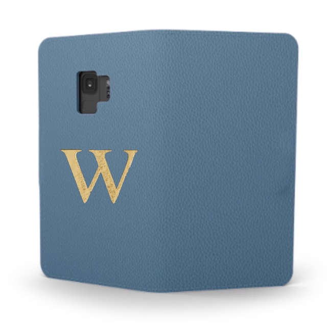 Galaxy Premium Smooth Leather Case (Capri Blue) : Book Cover