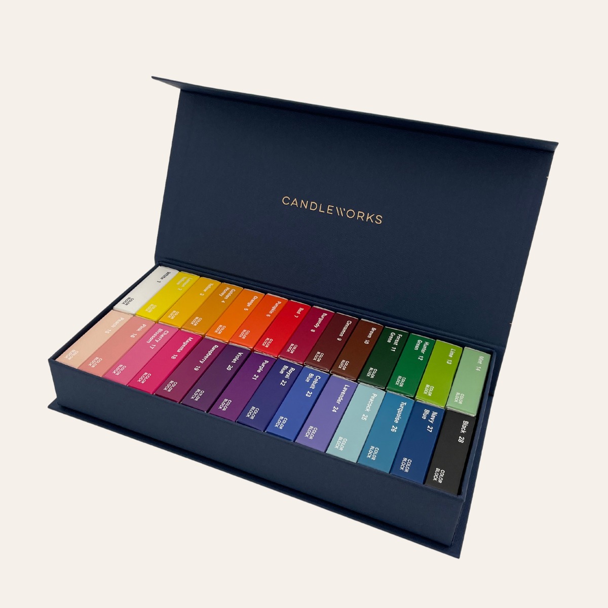 送料無料】candleworks 固形染料 28色セット（BOX付） | candlemedia