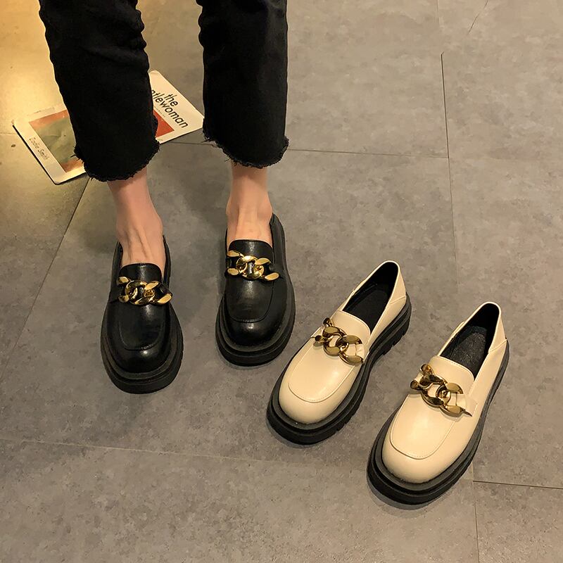 スプリングレッドカジュアルソリッド カラー 靴 シューズ ローファー 春物 ラウンドトー ソリッドカラー 部族の婦人靴11814377284