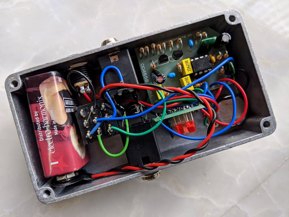 Super OD4558オーバードライブキット【BASIC KIT】 | PEDAL FREAKS