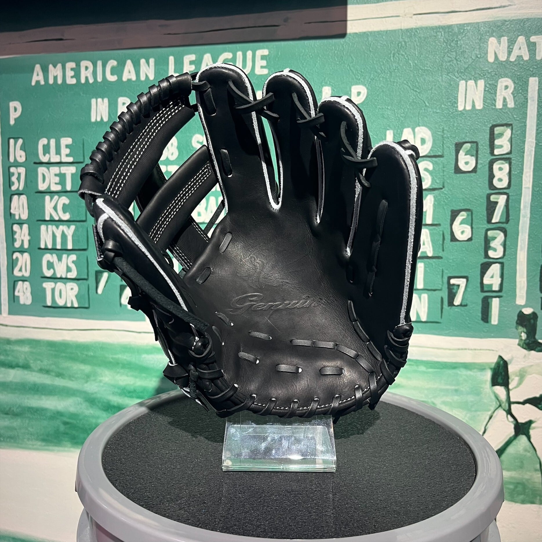 Genuine ジェニュイン 硬式グラブ 内野手用 MIU-S5 ブラック 右投げ