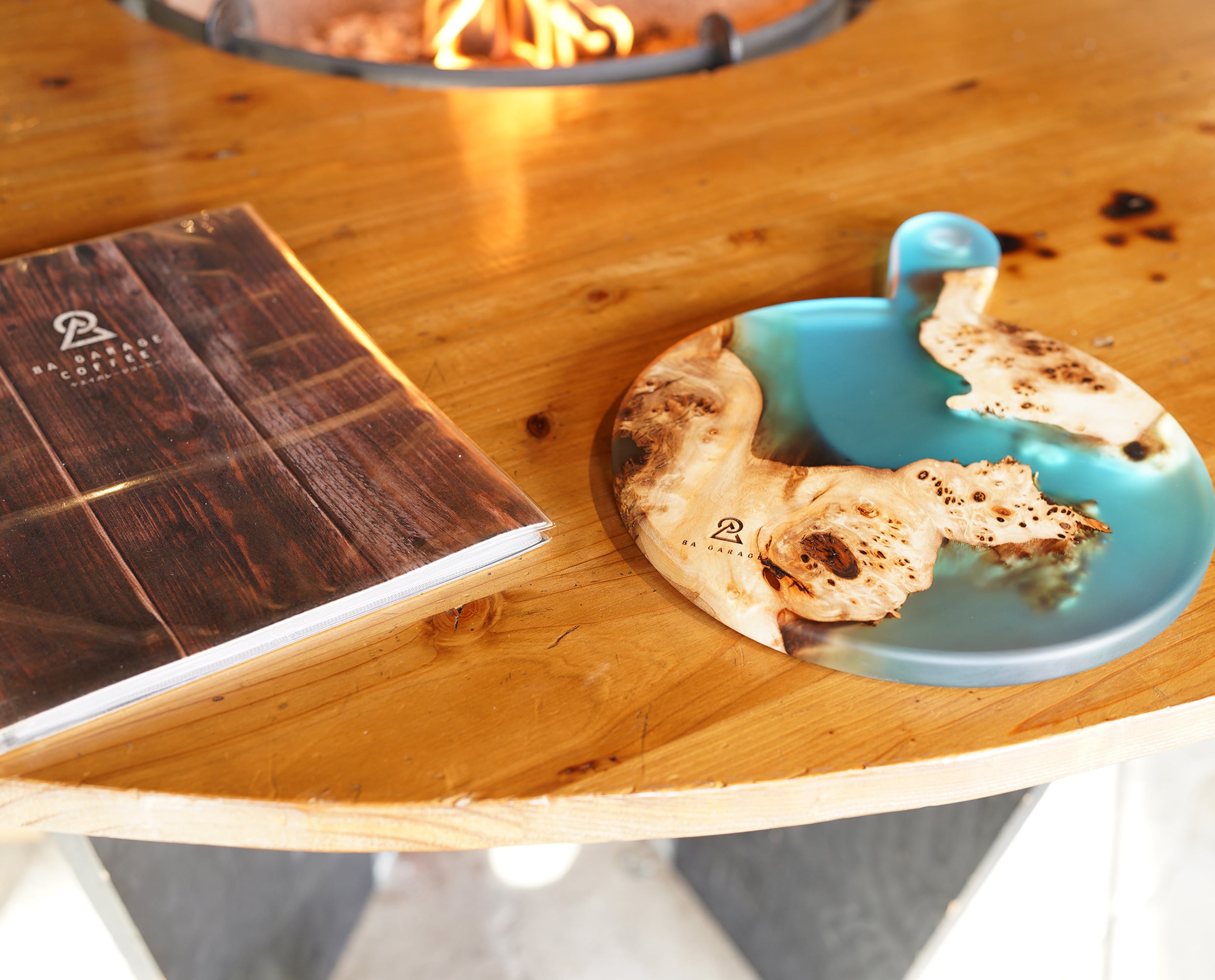 Resin Pizza Plate 2026 ver.「Poplar」 | 8A GARAGE(ヤエイガレージ