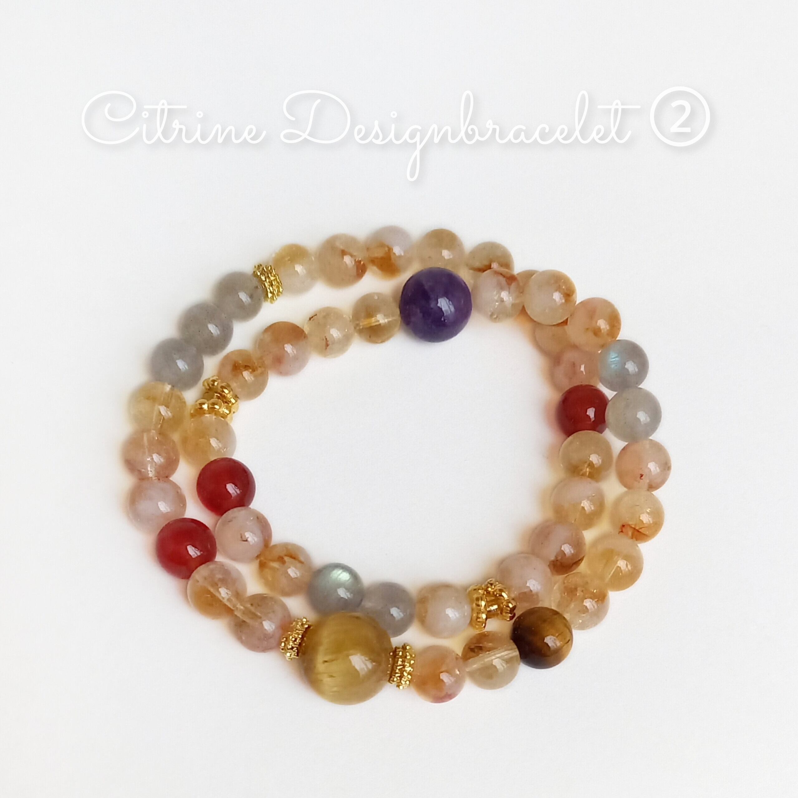 カラフル ラビットヘア クォーツ - Colorful Rabbithair Quartz - ②