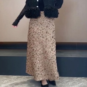 【送料無料】 ロングスカート マキシ丈 フレア Aライン ファスナー ハイウエスト 厚手 ツイード かわいい 大人可愛い きれいめ シンプル カジュアル 大人 上品 おしゃれ お洒落 こなれ感 コンサバ系 ラフ 抜け感 モード系 エレガント フォーマル レディライク キラキラ スパンコール 無地 春 秋 30代 40代 レディース 女性用 ママ服 デート お出かけ お呼ばれ 休日 アウトドア お茶会 女子会 授業参観 誕生日会 着回し 普段使い ファッション 体型カバー 美脚 脚長 定番 着痩せ 垢抜け