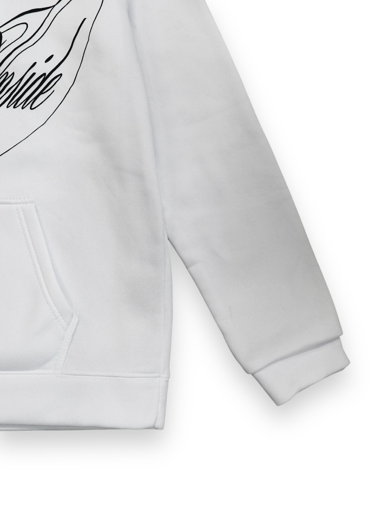 【PLANET STUDIO】DEAD INSIDE Cursive Print Hoodie