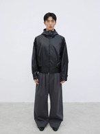 Yausye 69 Leather Mountain Parka Fleece Jacket