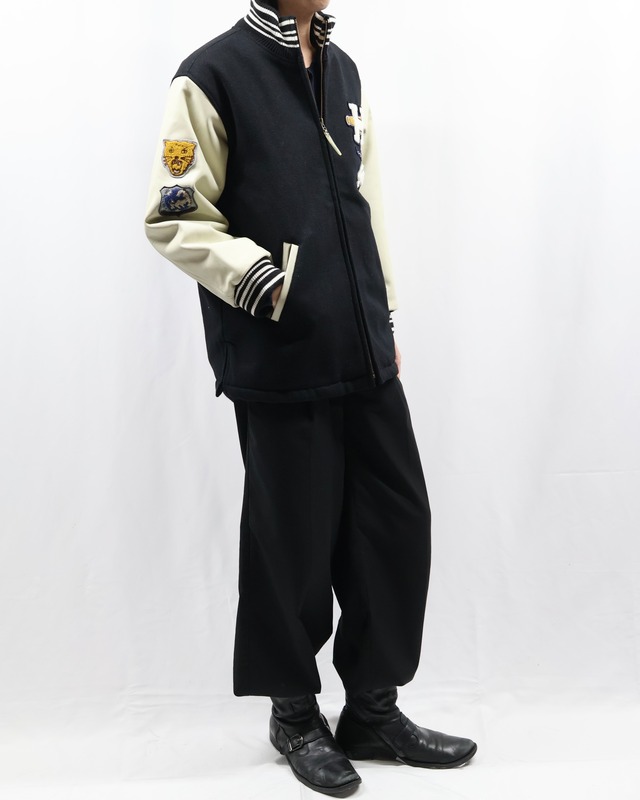 【80s~90s HAI SPORTING GEAR】high-neck varsity jacket