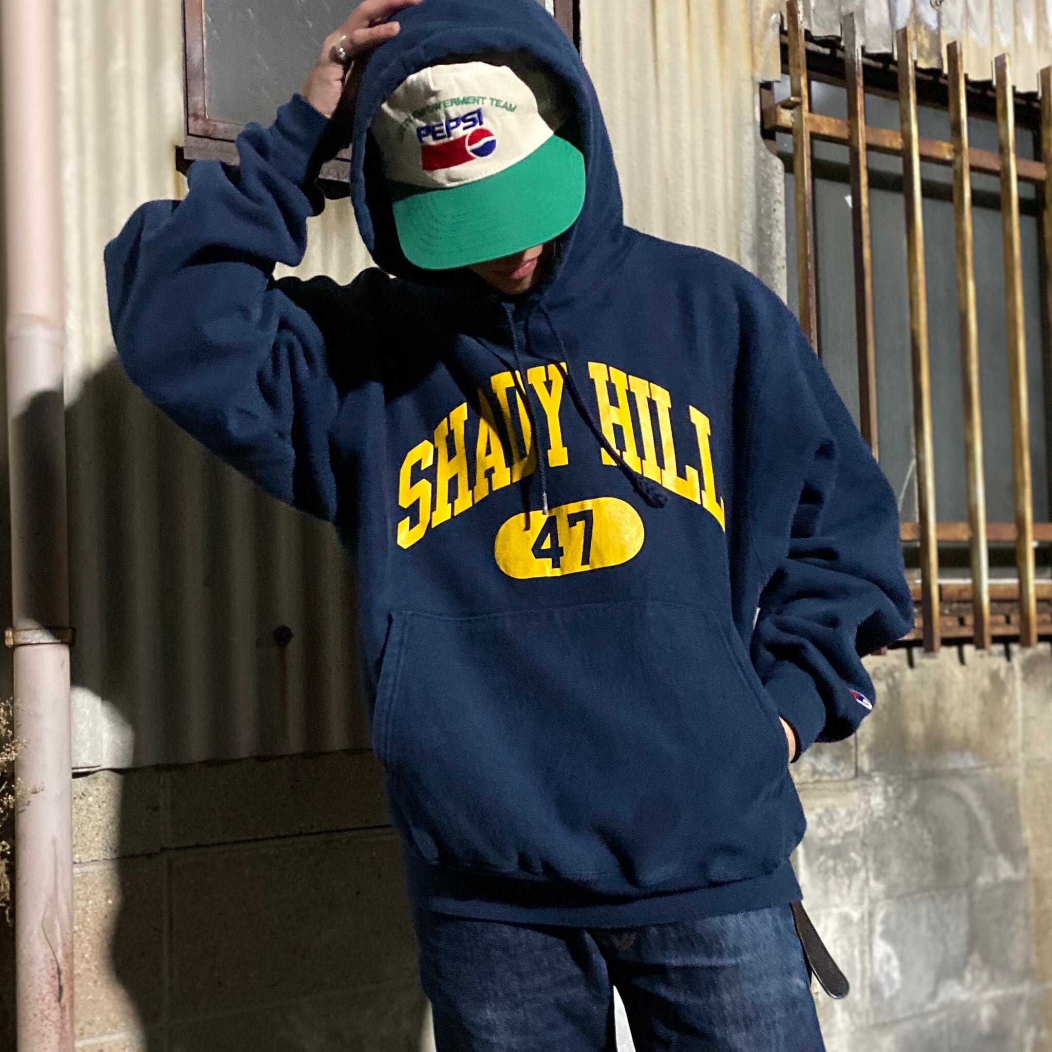 チャンピオン リバースウィーブ パーカー メンズXL 古着 Champion 