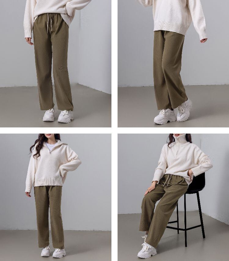 メール便】コーデュロイセミワイドパンツ／pants605 | DAY CLOSET