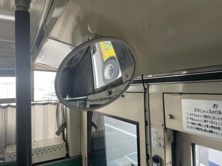 乗車用ステップミラー（丸型）：熊本200か1145号車 | 九州産交バス