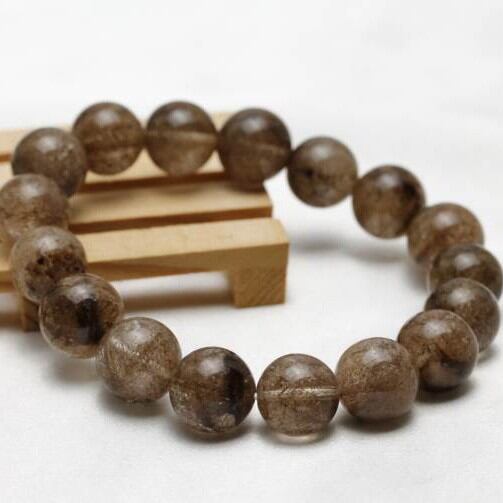 プラチナルチルクォーツ ブレスレット 12mm おまかせ便 211-4631