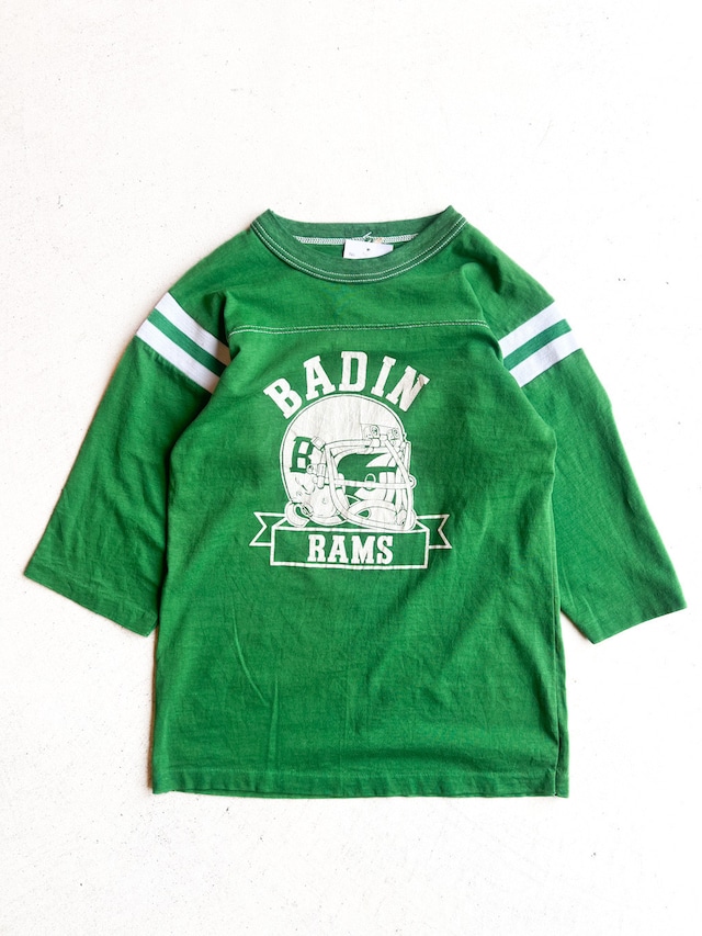 【140cm】VINTAGE 80's フットボール Tシャツ【10158】※